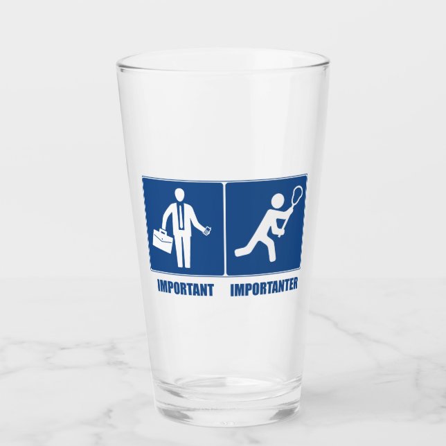 El trabajo es importante, Lacrosse es importante (Anverso)