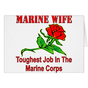El trabajo más duro de la esposa marina del USMC