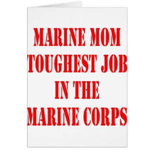 El trabajo más duro de la MAMÁ del USMC en el