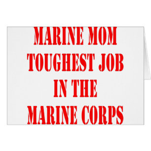El trabajo más duro de la MAMÁ del USMC en el