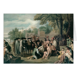El tratado de William Penn con los indios adentro
