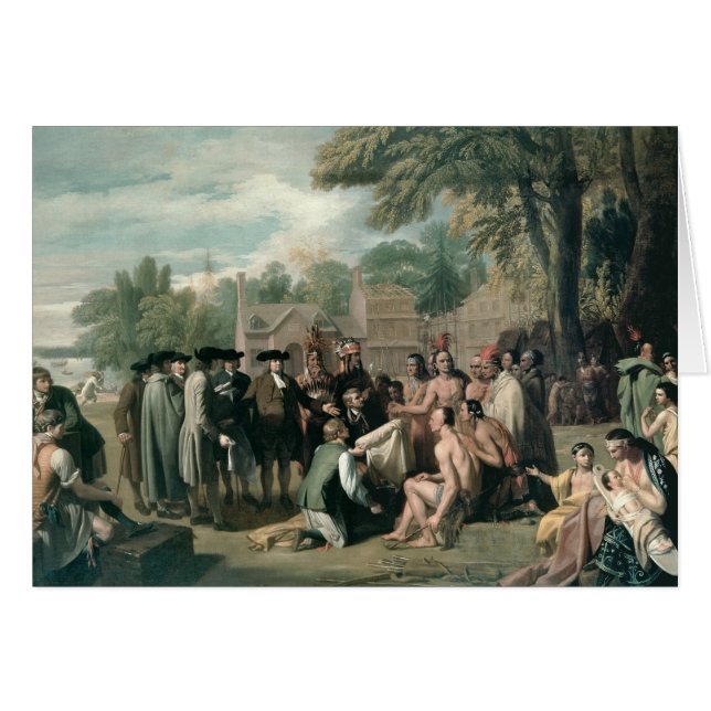 El tratado de William Penn con los indios adentro (Anverso (Horizontal))
