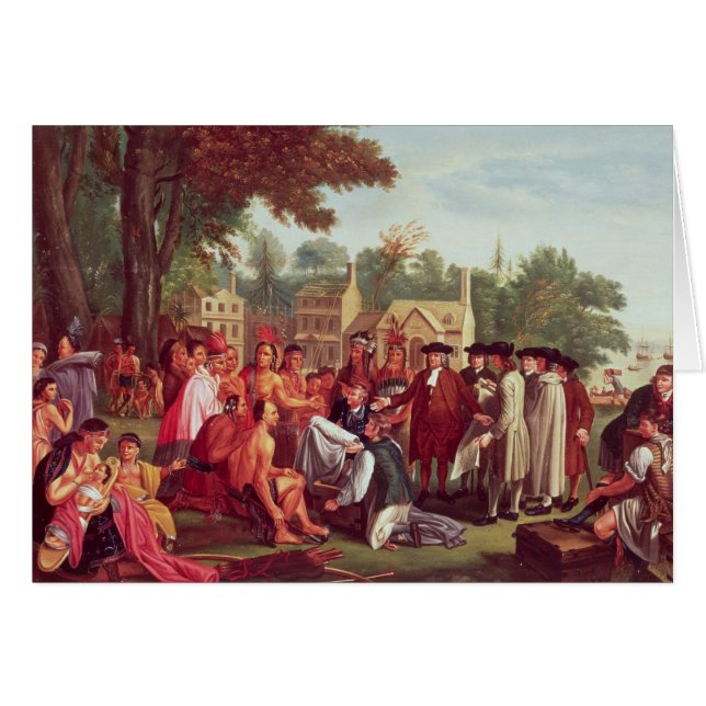 El tratado de William Penn con los indios en 1683 (Anverso (Horizontal))
