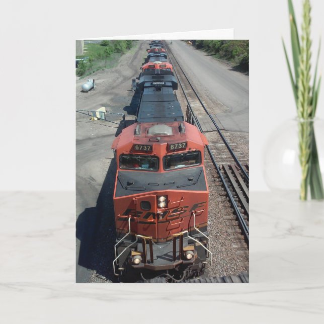 "El tren 6737", la tarjeta 2 (Anverso)