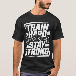 El tren de camisetas de gimnasia se mantiene fuert
