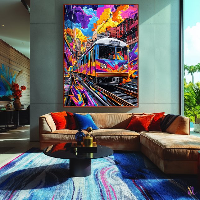 El tren de la Ciudad del Arte Pop en movimiento vi (Subido por el creador)