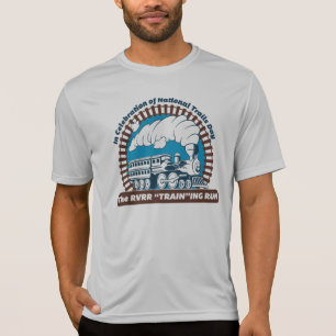 El "tren" RVRR masculino lleva camiseta Gray Tech