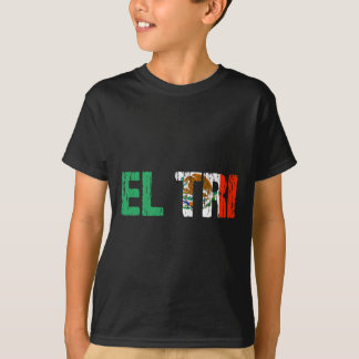 El Tri México Fan de Fútbol Camiseta de la bandera