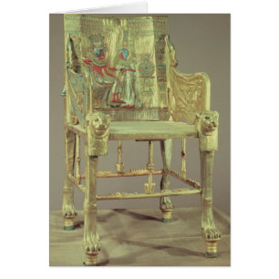 El trono del nuevo reino de Tutankhamun