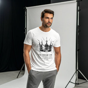 El Trono Es Mi Camiseta Corona   Alfa de ahorro