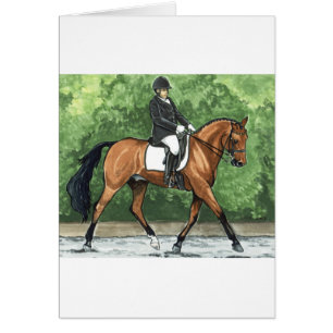 El trotar de la bahía del caballo del Dressage del