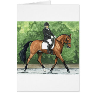 El trotar de la bahía del caballo del Dressage del
