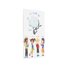 El trueno y los amigos del arte mural Metalizado