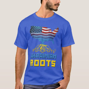 El ucraniano americano arraiga las camisetas