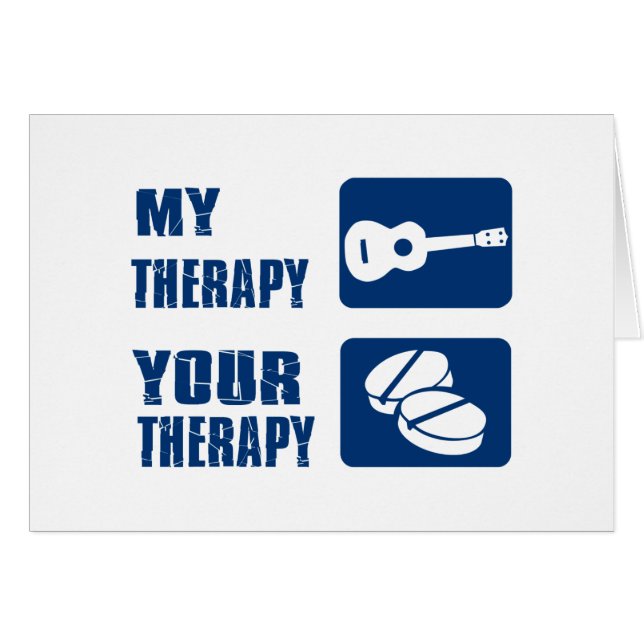 el ukulele es mi terapia (Anverso (Horizontal))