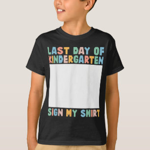 El Último Día Del Rótulo Infantil Mis Hijos Camisa