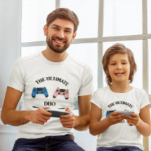 El último dúo - Camiseta de juegos para padres e h