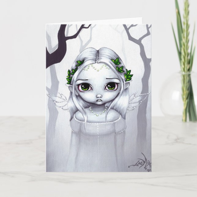 "El último sale" de la tarjeta de felicitación (Anverso)