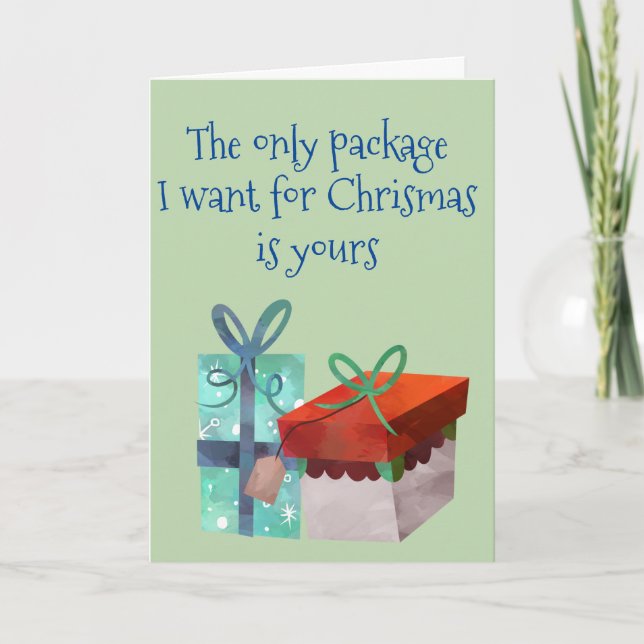 El único paquete que quiero para Navidad eres tú (Anverso)