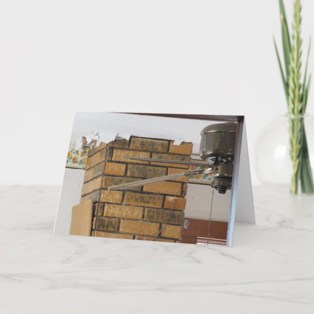 "El único ventilador" Tarjeta de agradecimiento (Anverso)