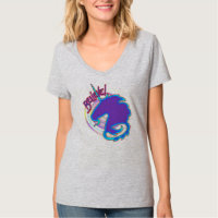 El unicornio de MinkMode "cree" la camiseta