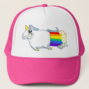 El unicornio Farts gorra del camionero