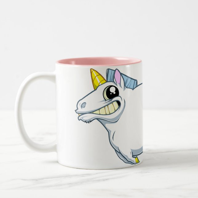 El unicornio Farts taza (Izquierda)