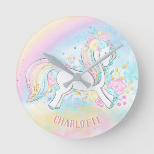 El unicornio personalizado embroma el reloj de