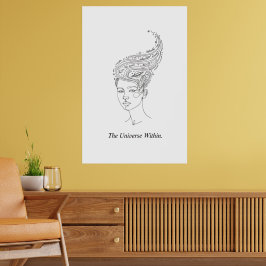 El Universo Interior Póster Minimalista - Celestia