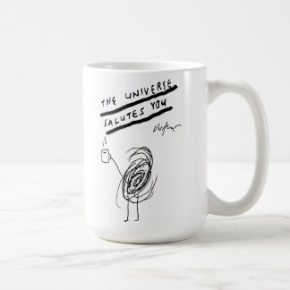 El universo le saluda - taza de café de Victore