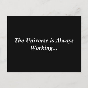 El Universo siempre funciona con la postal
