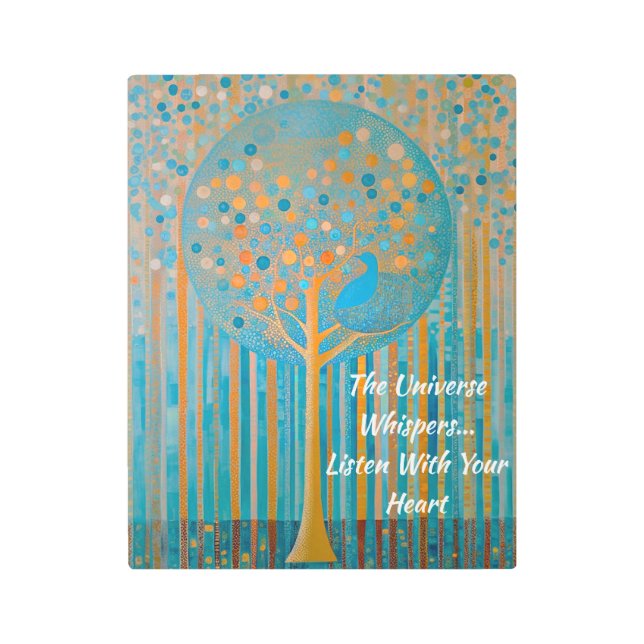 El universo susurra arte mural Metalizado (Anverso)