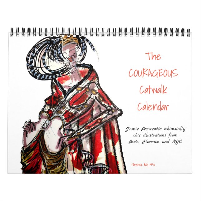 El VALIENTE Calendario Ilustrado de Catwalk (Tapa)