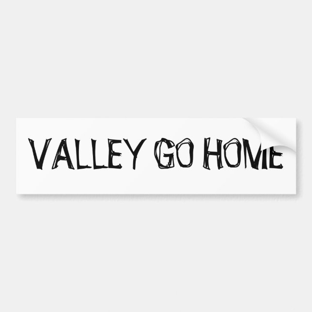 EL VALLE VA A CASA PEGATINA (Frente)