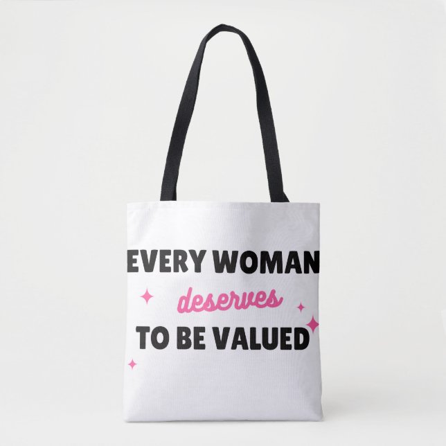 El valor de una mujer – Bolsa de mano (Anverso)