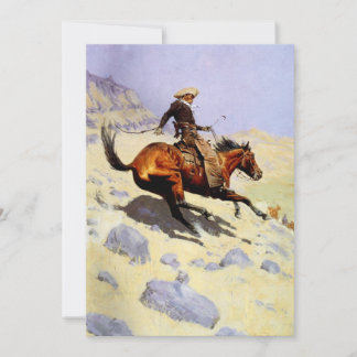 El vaquero de Remington, Caballería militar vintag