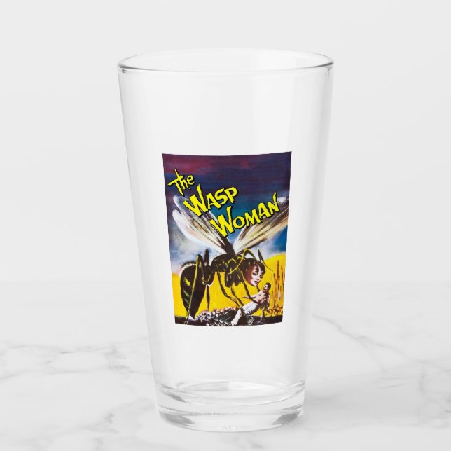 El vaso de cerveza de la mujer avispa (Anverso)