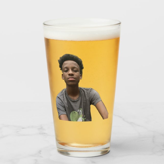El vaso "Sip Like Clay" (Anverso (lleno))