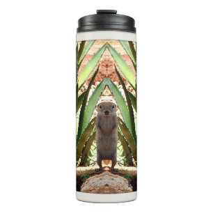 "El vaso termal de la bebida del rey" ardilla de