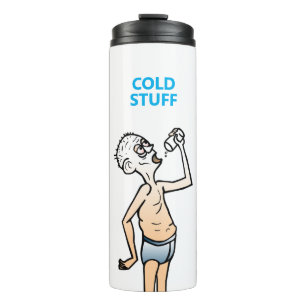 El vaso térmico para el hombre sediento