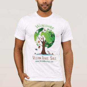 El vegano mundial cuece la camisa de la venta de
