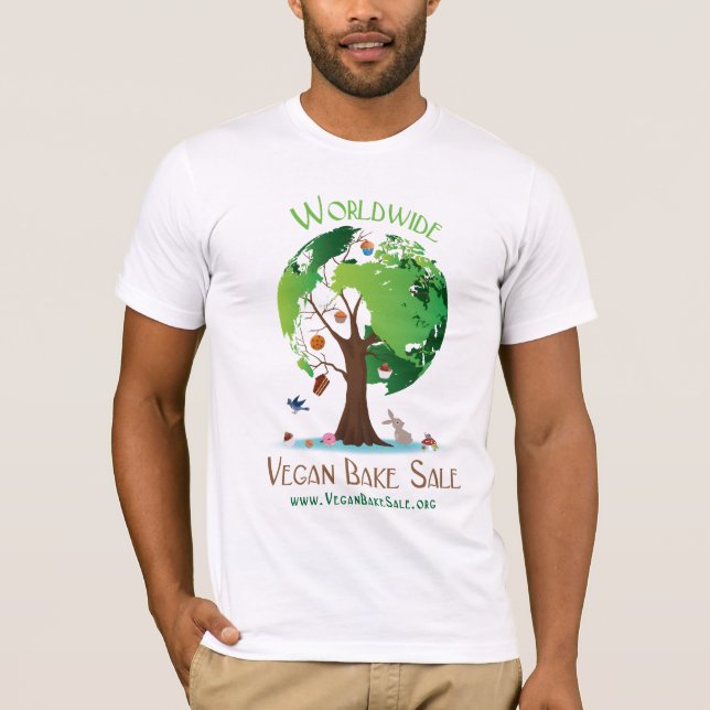 El vegano mundial cuece la camisa de la venta de (Anverso)