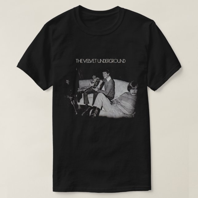 EL VELVET SUBTERRÁNEO de la camiseta esencial (Diseño del anverso)