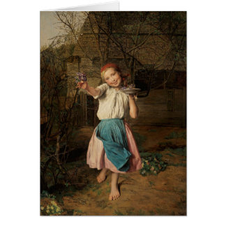 El vendedor violeta descalzo