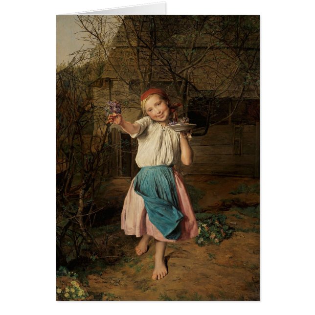 El vendedor violeta descalzo (Frente)