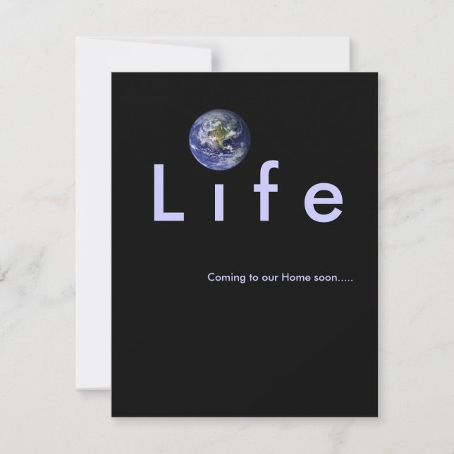 El venir a nuestro hogar pronto: Invitación de (Anverso)