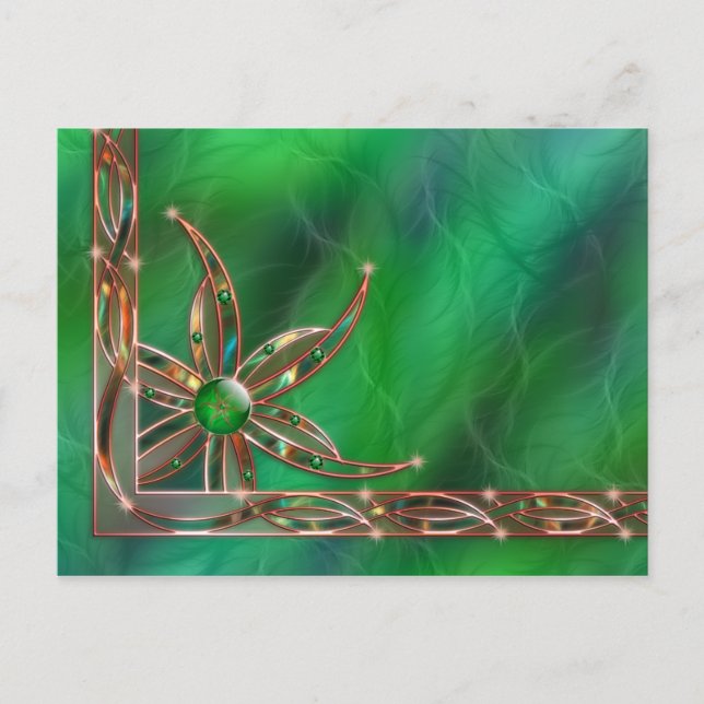 El verde como la postal de la hierba (Anverso)