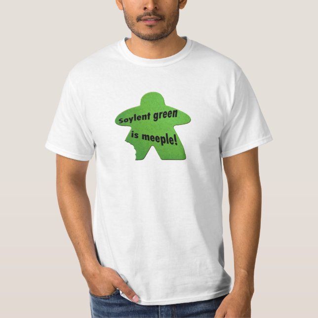 El verde de Soylent es camiseta de Meeple (Anverso)