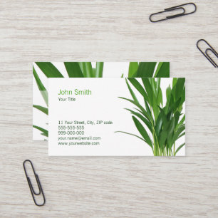 El verde deja la tarjeta de visita de la planta