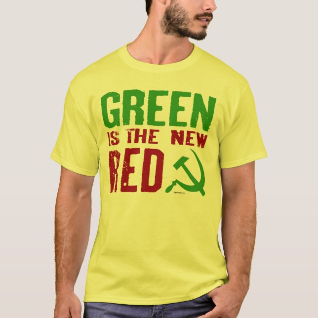 El verde es el nuevo camisetas rojo (Anverso)